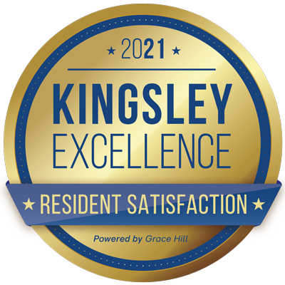 Kingsley Resident Satisfaction Winner 2021