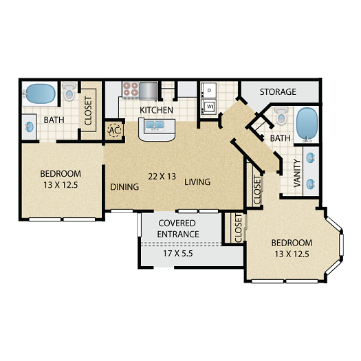 Trails at Rock Creek, Luxury Apartments in Northwest Houston Texas; pet friendly one two and three bedroom apartment homes in Jersey Village.