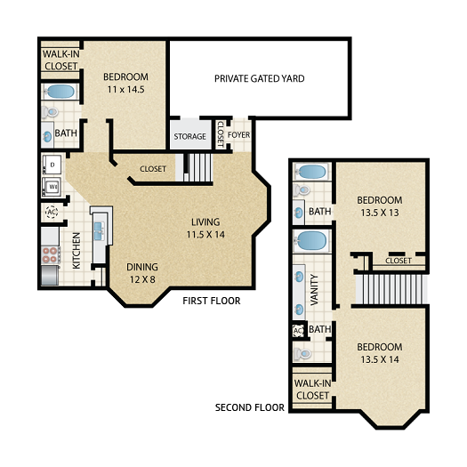 Trails at Rock Creek, Luxury Apartments in Northwest Houston Texas; pet friendly one two and three bedroom apartment homes in Jersey Village.